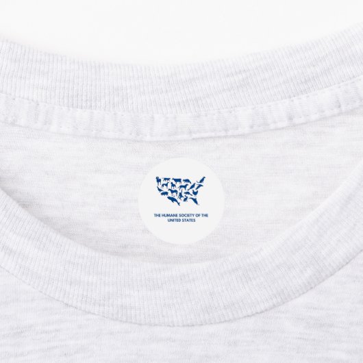 STICKERES HUMANE SOCIETY OF THE UNITED STATES LABELS (Aangebracht)