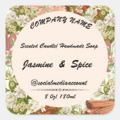 Stickers #11 Gift Candle Soap Label bewerkbare kaa (Voorkant)