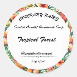 Stickers,#9 Gift Candle Soap Label bewerkbare kaar
