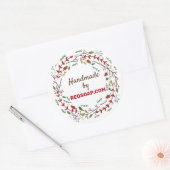 Stickers aanpassen - Winter Wreath (Envelop)