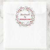 Stickers aanpassen - Winter Wreath (Tas)