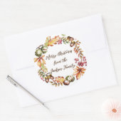 Stickers aanpassen - Woodland Wreath (Envelop)