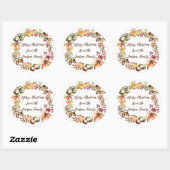 Stickers aanpassen - Woodland Wreath (Vel)