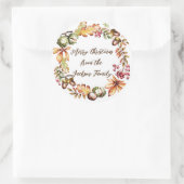 Stickers aanpassen - Woodland Wreath (Tas)