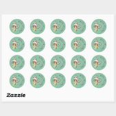 Stickers Aapje 3,8 cm (Vel)