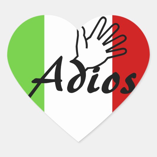 Stickers Adios Wave Goodbye Brief Envelope Seals (Voorkant)