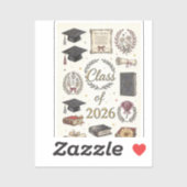 Stickers afstuderen 2026 (Vel)