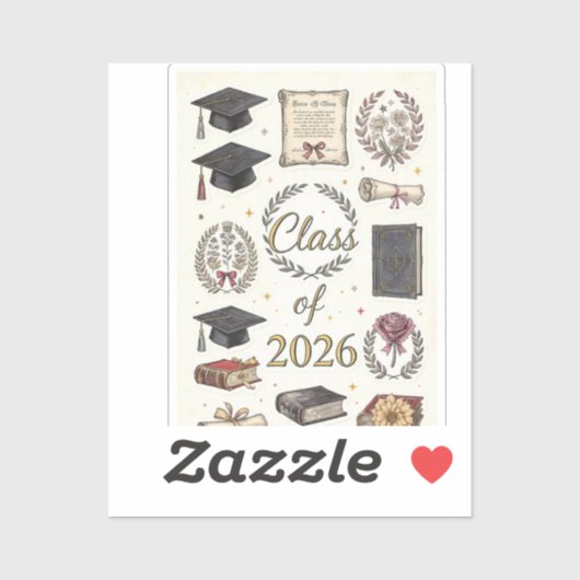 Stickers afstuderen 2026 (Vel)