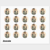 STICKERS  Afstuderen Rozen Dolls Victoriaans (Vel)