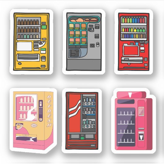 Stickers automaten (Voorkant)