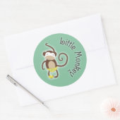 Stickers Baby Aapje 3,8 cm (Envelop)