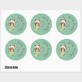 Stickers Baby Aapje 3,8 cm (Vel)
