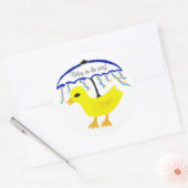 Stickers Baby op de Way Ducky Paraplu (Envelop)