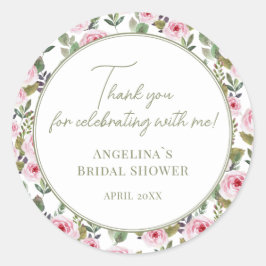 Stickers bedanken voor een bruidsfeest.