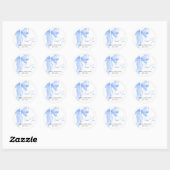 Stickers bedankt voor baby shower. (Vel)