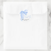 Stickers bedankt voor baby shower. (Tas)