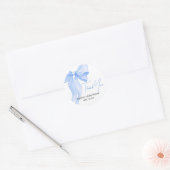 Stickers bedankt voor baby shower. (Envelop)