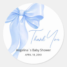 Stickers bedankt voor baby shower.