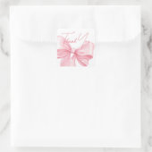 Stickers bedankt voor baby shower. (Tas)