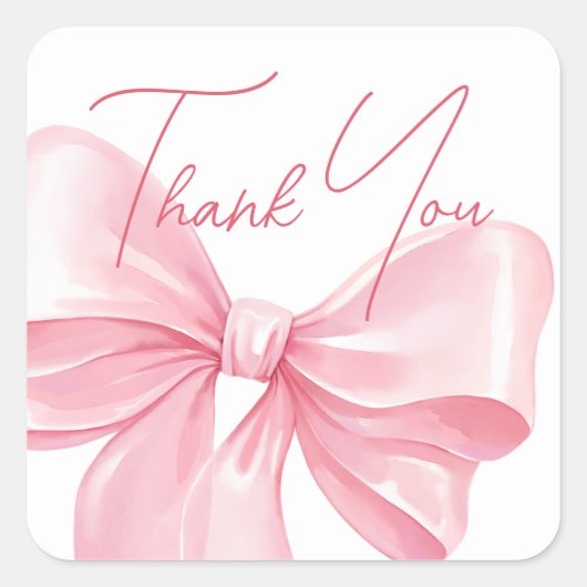 Stickers bedankt voor het baby shower. (Voorkant)