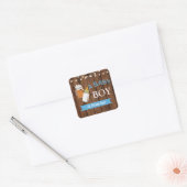 Stickers Beer Boy Baby shower Brewing Blue (Envelop)