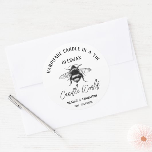 Stickers - Beeswax Candle World (Envelop)