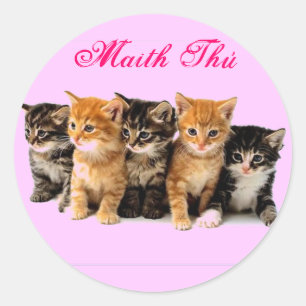 Stickers belonen in het Iers