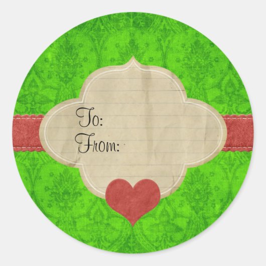 Stickers Beperkte uitgave Noel "from-to" n°3 (Voorkant)