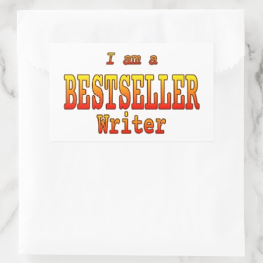 Stickers Bestseller Writer (Tas)