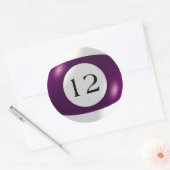 Stickers - Biljart - 12 Ball (Envelop)