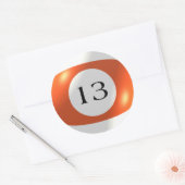 Stickers - Biljart - 13 Ball (Envelop)