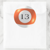Stickers - Biljart - 13 Ball (Tas)