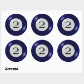 Stickers - Biljart - 2 Ball (Vel)