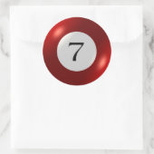 Stickers - biljart - 7 bal (Tas)