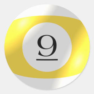 Stickers - Biljart - 9 Ball