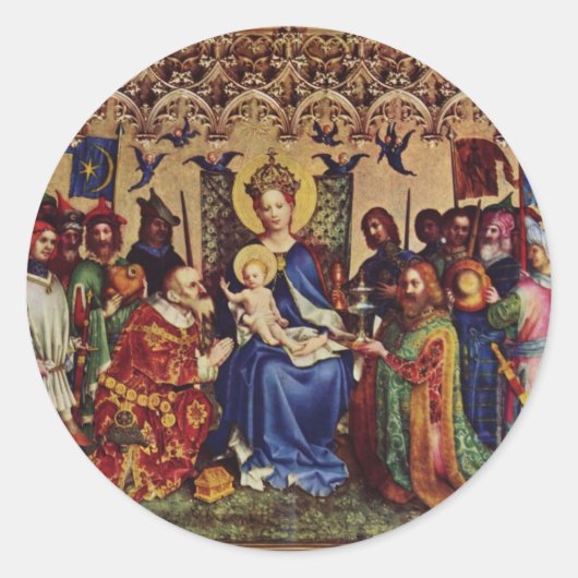 Stickers: Binnenbedevaart Ronde Sticker (Voorkant)