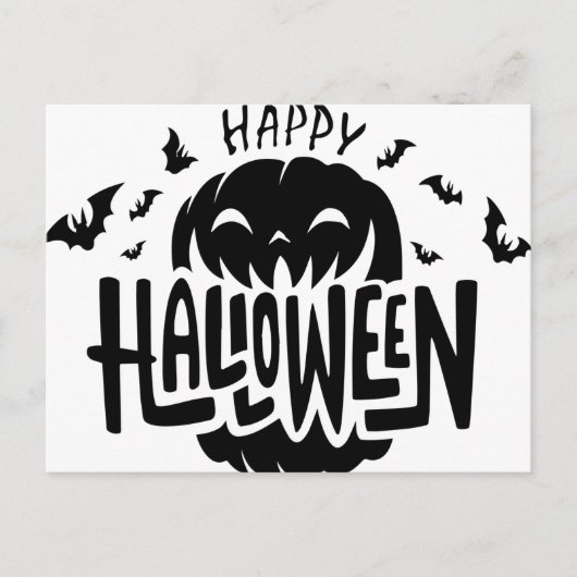 Stickers blij Halloween Briefkaart (Voorkant)