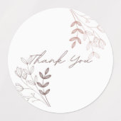 STICKERS. BLIJF VEILIG. HARTELIJK BEDANKT LABELS (Design 1)