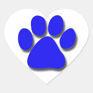 Stickers - Blue Paw Print