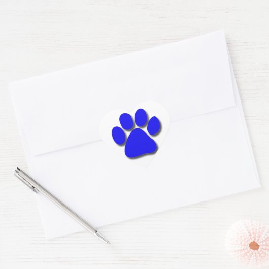 Stickers - Blue Paw Print (Envelop)