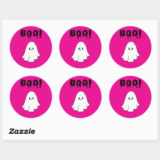 Stickers Boo halloween party  (Vel)