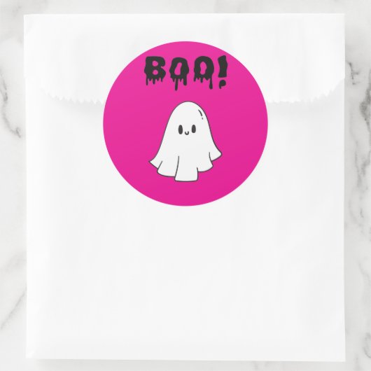 Stickers Boo halloween party  (Tas)