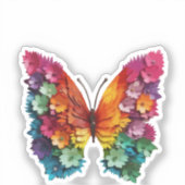 STICKERS Butterfly Flowery (Voorkant)