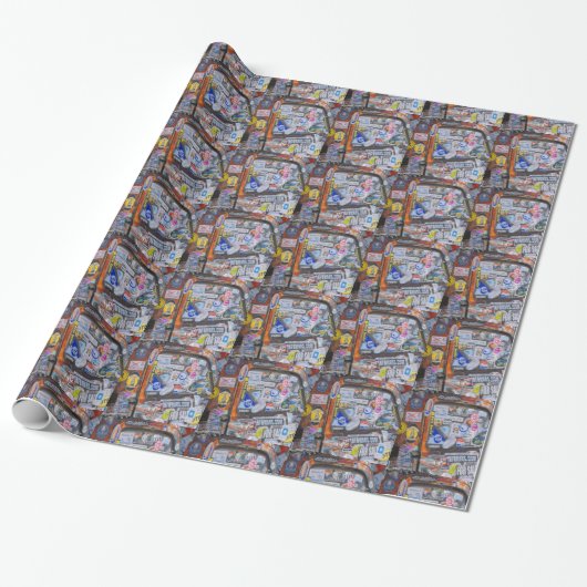 Stickers Cadeaupapier (Uitgerold)