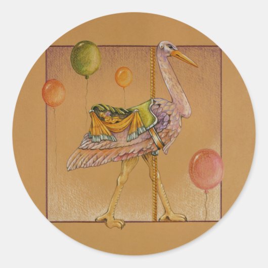 Stickers - Carrousel Stork (Voorkant)