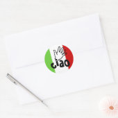 Stickers ciao w / hand golf Letter Envelope Seals (Envelop)