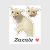 Stickers Coughing Cat Meme (Vel)