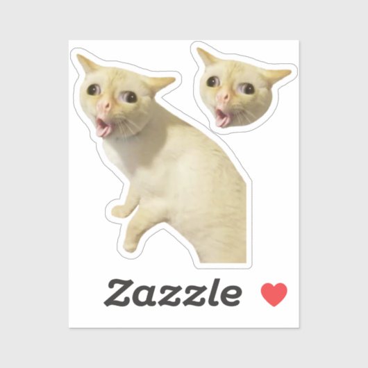 Stickers Coughing Cat Meme (Vel)