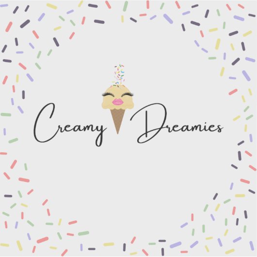 Stickers Creamy Dreamies  (Voorkant)