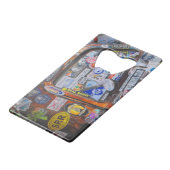 Stickers Creditkaart Flessenopener (Achterkant Gekanteld)